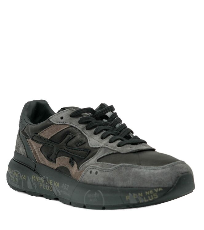 Premiata  heren sneakers donker grijs 49 grijs combi. Direct leverbaar uit de webshop van www.taft.nl/