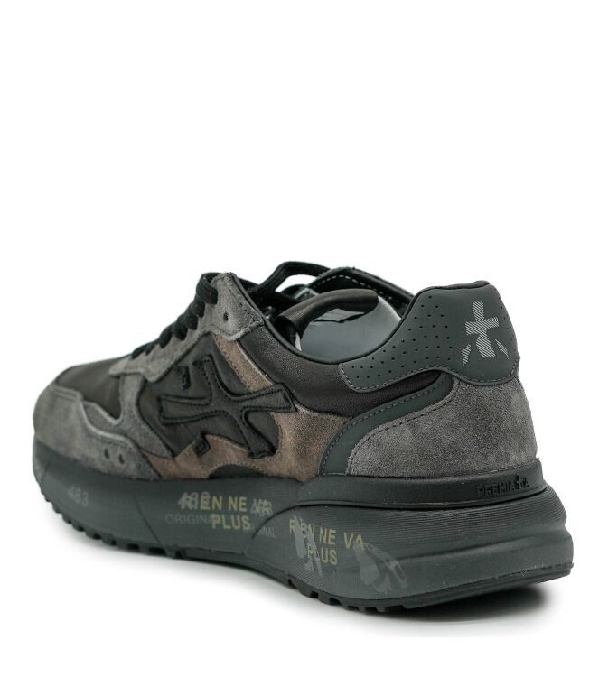 Premiata  heren sneakers donker grijs 49 grijs combi. Direct leverbaar uit de webshop van www.taft.nl/