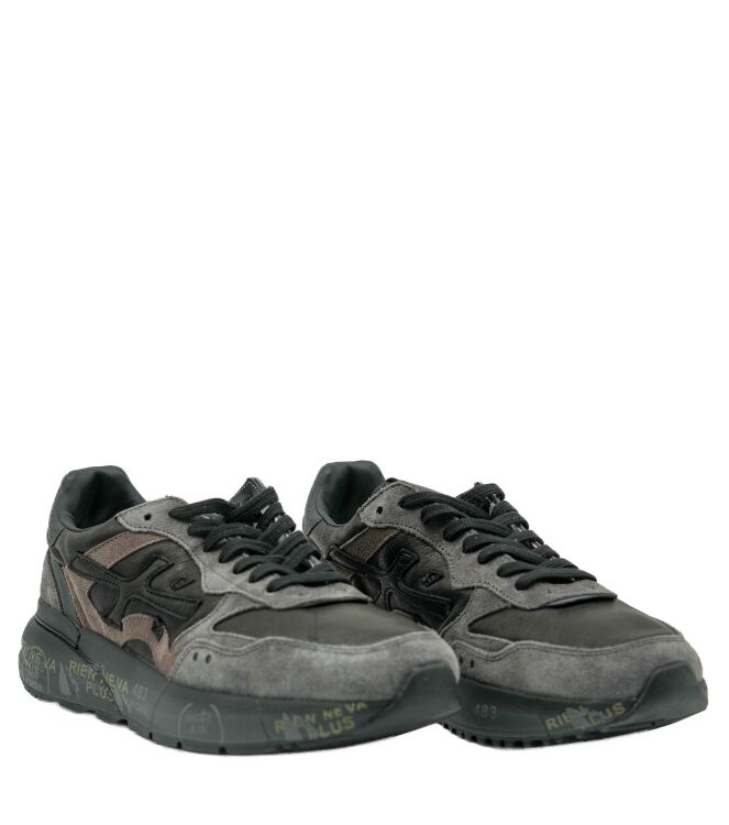 Premiata  heren sneakers donker grijs 49 grijs combi. Direct leverbaar uit de webshop van www.taft.nl/