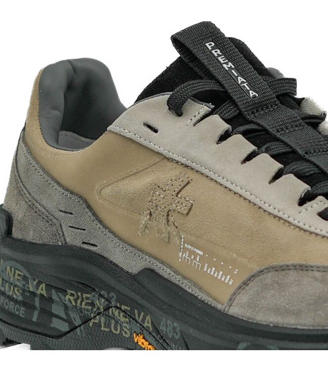 Premiata Premiata heren sneakers grijs Var434 Premiata heren sneakers grijs 49 grijs combi. Direct leverbaar uit de webshop van www.taft.nl/