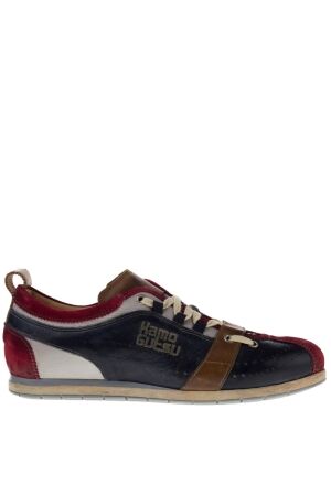 Kamo Gutsu heren sneakers blauw combi