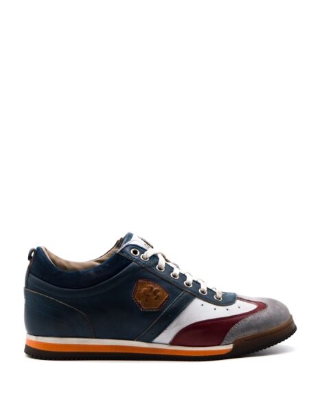 Kamo gutsu Heren veterschoenen blauw combi