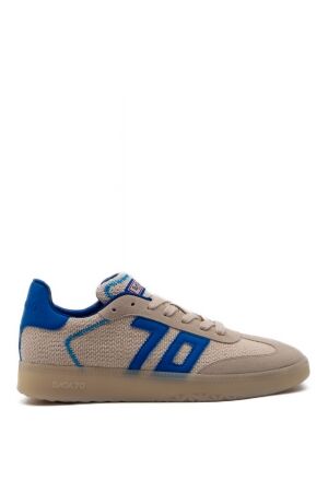 Back 70 heren sneakers blauw beige
