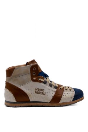 Kamo Gutsu heren sneakers blauw wit