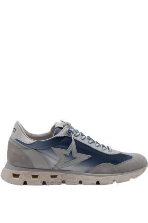 cetti heren sneakers blauw wit