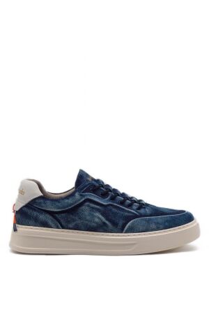 Barracuda heren sneakers denim blauw