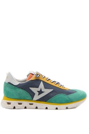 cetti heren sneakers blauw multi