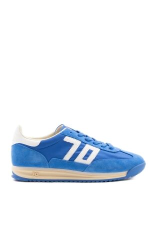 Back 70 heren sneaker rubberzool blauw