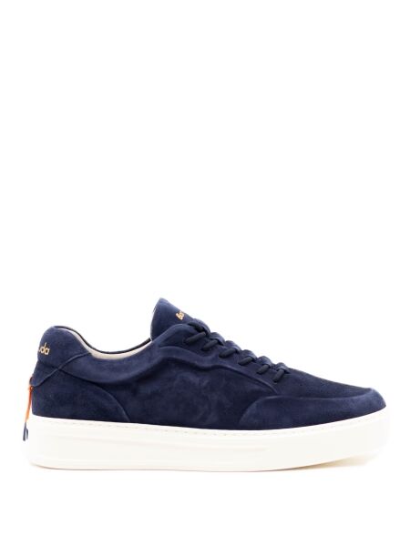 Barracuda Heren sneakers donker blauw sued