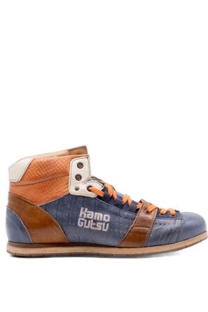 Kamo Gutsu heren sneakers blauw combi