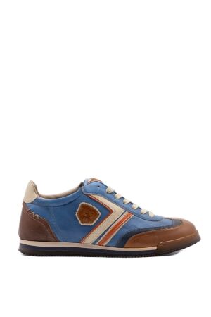Kamo Gutsu heren sneakers blauw bruin