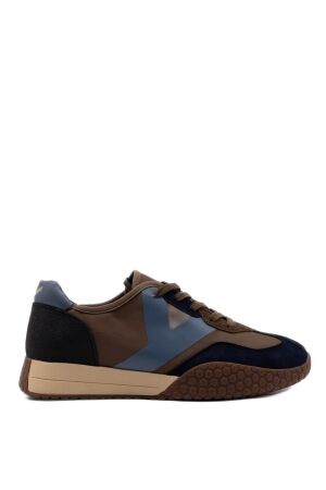Keh-Noo heren sneakers blauw bruin