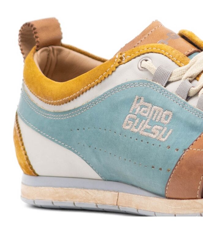 Kamo Gutsu Heren Sneakers in Blauw Combinatie online kopen 