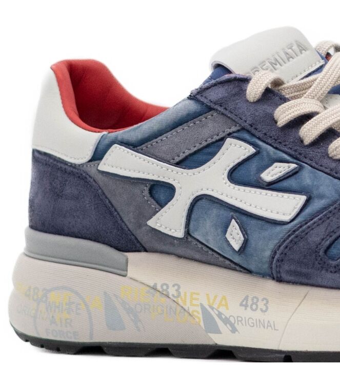 Premiata Heren Sneakers in Blauw online kopen 