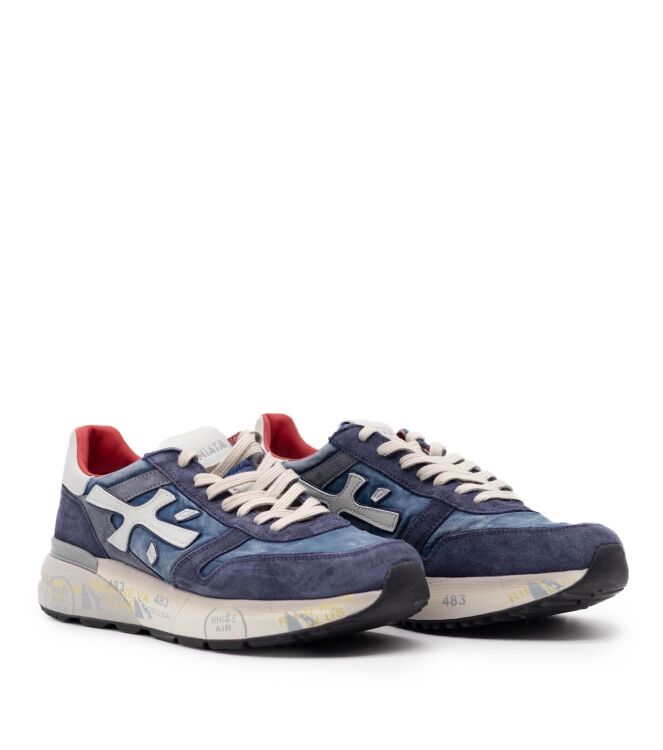 Premiata Heren Sneakers in Blauw online kopen 