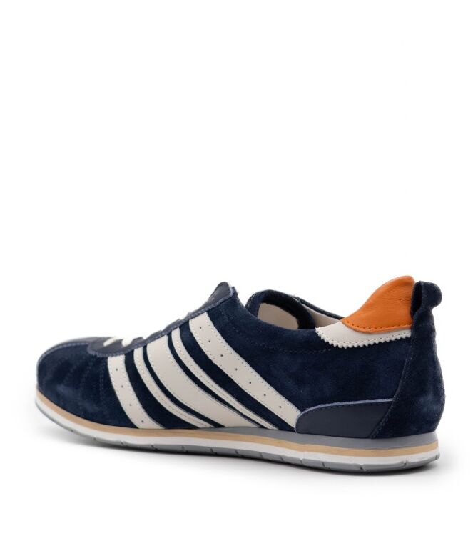 Kamo Gutsu  Heren Sneakers Rubberzolen Blauw 