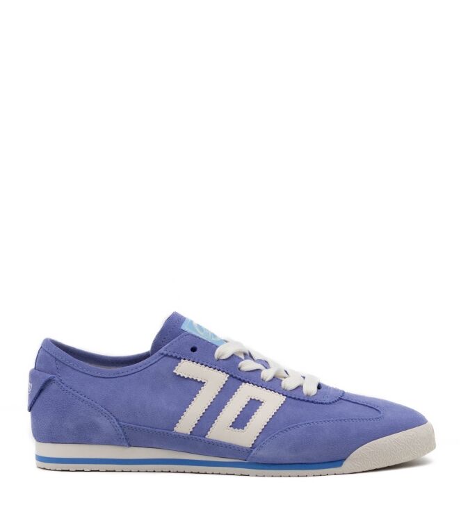 Back70  Heren Sneakers Rubberzolen Blauw 