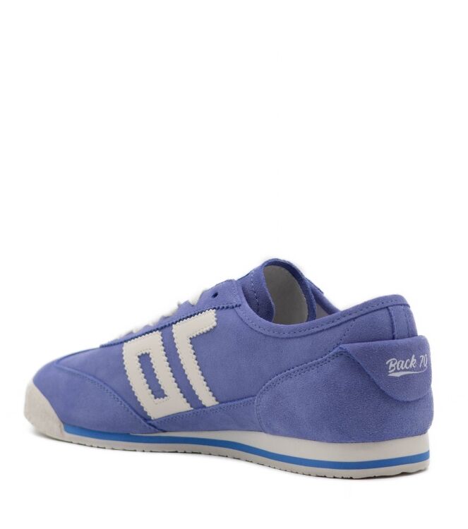 Back70  Heren Sneakers Rubberzolen Blauw 