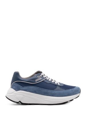 Duca Walking heren sneakers rubberzolen blauw