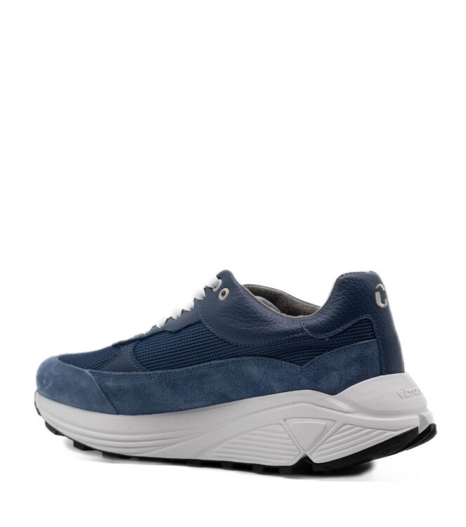 Duca Heren Sneakers in Blauw Gewassen online kopen 