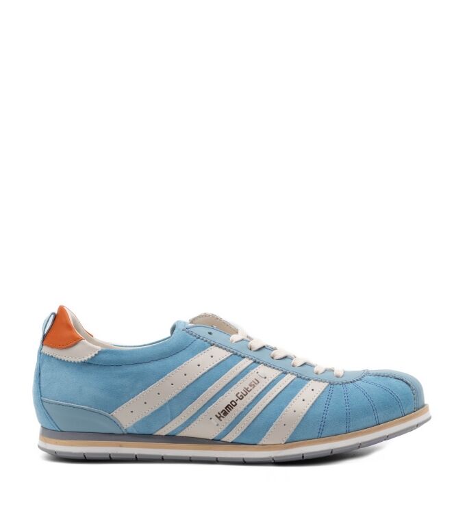 Kamo Gutsu Kamo Gutsu heren sneakers rubberzolen blauw Cielo Combi Kamo Gutsu Heren Sneakers in Licht Blauw online kopen