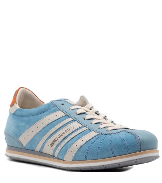 Kamo Gutsu Kamo Gutsu heren sneakers rubberzolen blauw Cielo Combi Kamo Gutsu Heren Sneakers in Licht Blauw online kopen