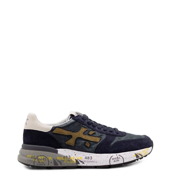 Premiata Premiata heren sneakers blauw Var8435 Premiata Heren Sneakers in Blauw online kopen