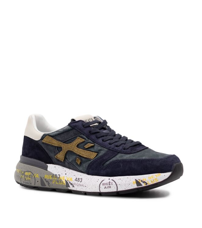 Premiata Premiata heren sneakers blauw Var8435 Premiata Heren Sneakers in Blauw online kopen