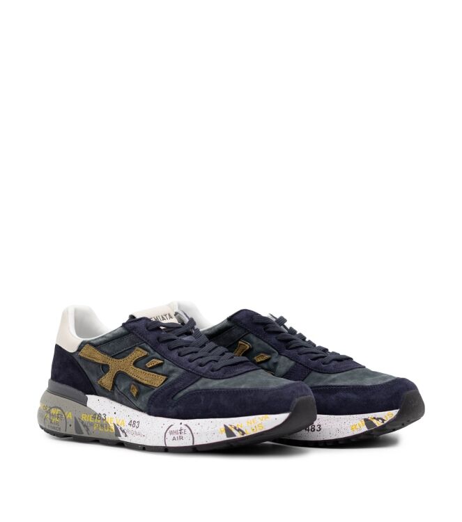 Premiata Premiata heren sneakers blauw Var8435 Premiata Heren Sneakers in Blauw online kopen