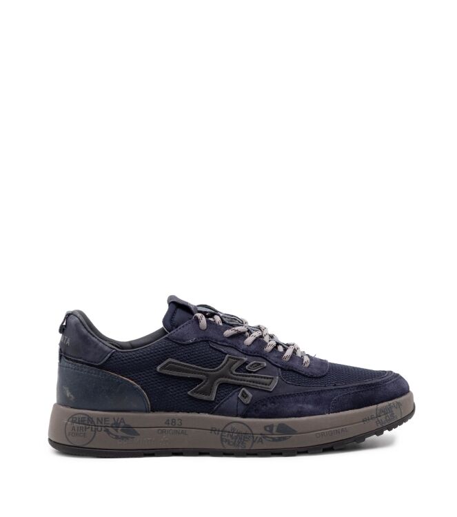 Premiata Premiata heren sneakers blauw Var8460 Premiata Heren Sneakers in Blauw online kopen