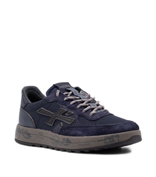 Premiata Premiata heren sneakers blauw Var8460 Premiata Heren Sneakers in Blauw online kopen