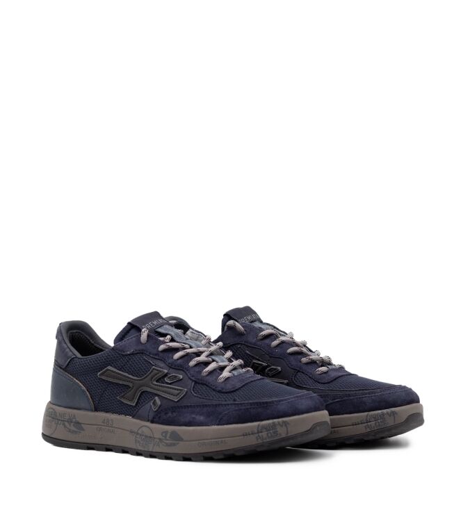 Premiata Premiata heren sneakers blauw Var8460 Premiata Heren Sneakers in Blauw online kopen