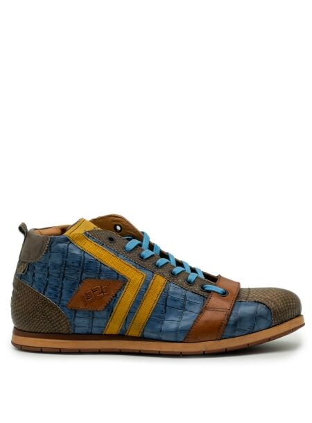 Kamo gutsu Heren sneakers blauw bruin