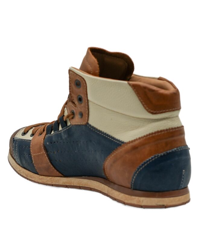Kamo Gutsu Kamo Gutsu heren veterschoenen blauw combi Marron Royal Kamo Gutsu Heren Veterschoenen Blauw Combi