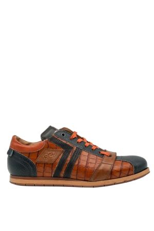 Kamo Gutsu heren sneakers blauw oranje