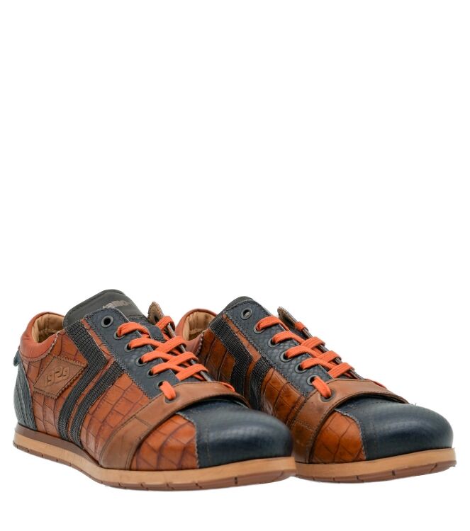 Kamo Gutsu  Heren Sneakers Blauw Oranje 