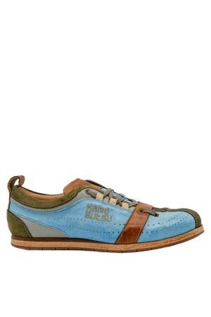 Kamo Gutsu heren sneakers blauw groen