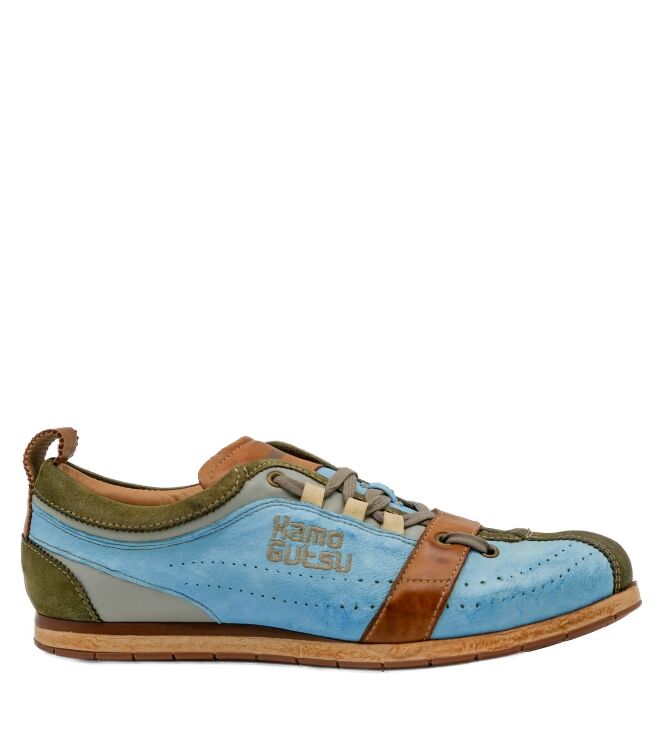 Kamo Gutsu Kamo Gutsu heren sneakers blauw groen Kaki Azzurro Kamo Gutsu Heren Sneakers Blauw Groen
