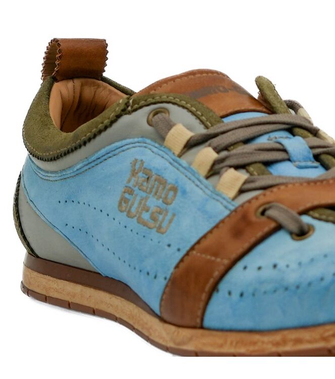 Kamo Gutsu Kamo Gutsu heren sneakers blauw groen Kaki Azzurro Kamo Gutsu Heren Sneakers Blauw Groen