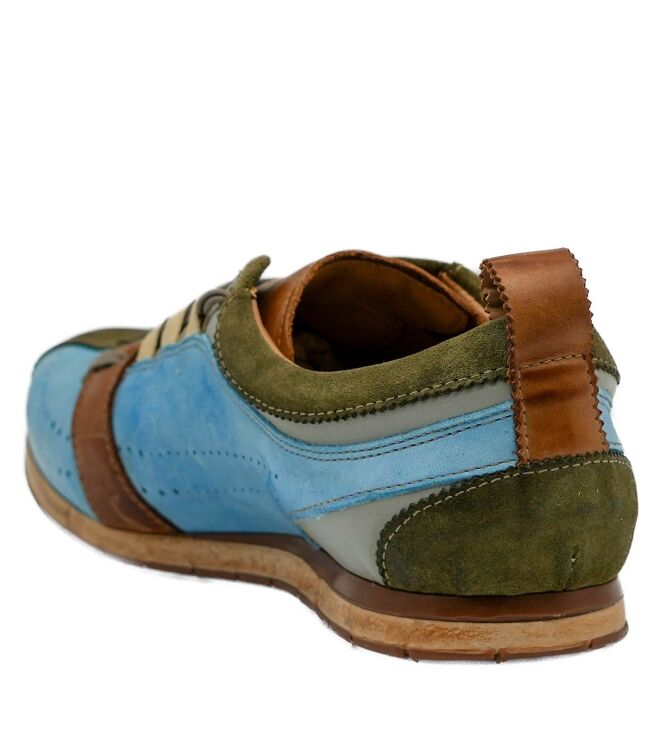 Kamo Gutsu Kamo Gutsu heren sneakers blauw groen Kaki Azzurro Kamo Gutsu Heren Sneakers Blauw Groen
