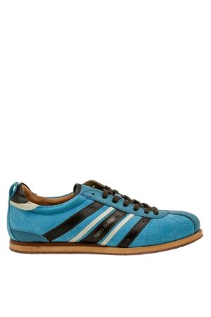 Kamo Gutsu heren sneakers blauw bruin