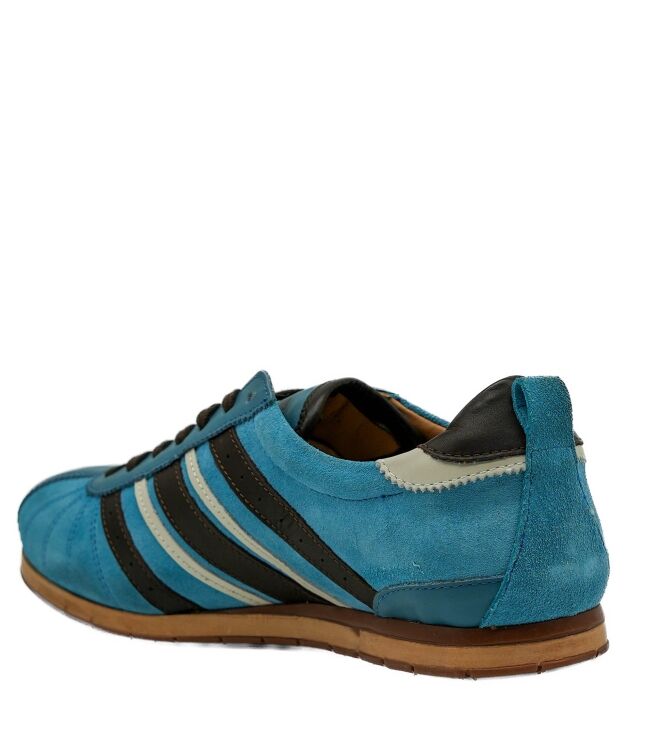 Kamo Gutsu Kamo Gutsu heren sneakers blauw bruin Gel Ice Brown Kamo Gutsu Heren Sneakers in Blauw online kopen