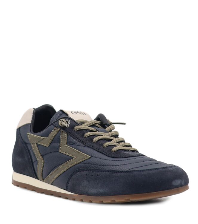 Cetti Cetti heren sneakers blauw Ante Napa Navy Cetti Heren Sneakers in Blauw online kopen