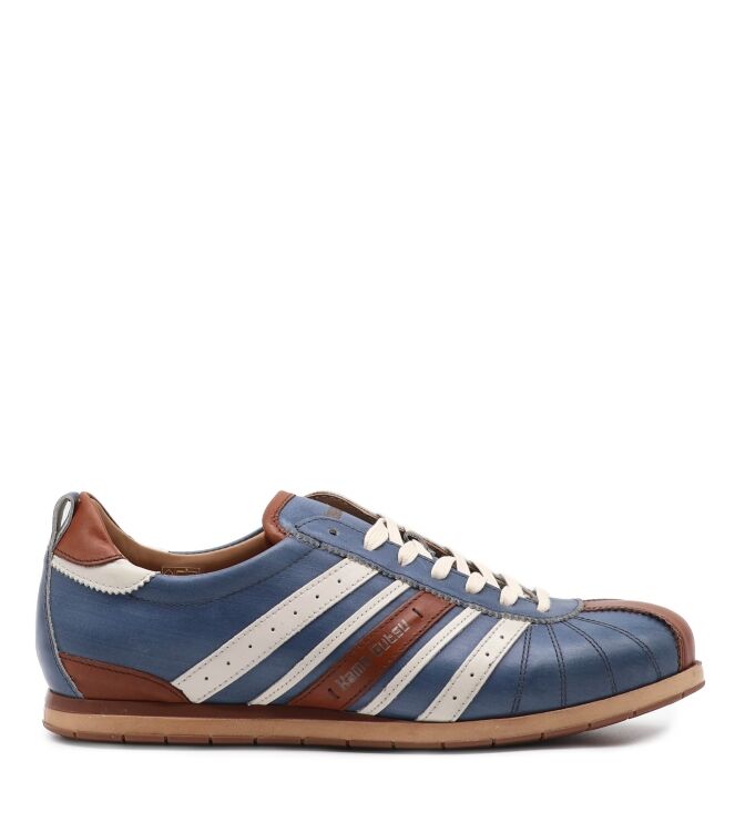 Kamo Gutsu Kamo Gutsu heren sneakers blauw cognac Ginepro Cognac Kamo Gutsu Heren Sneakers Blauw Cognac