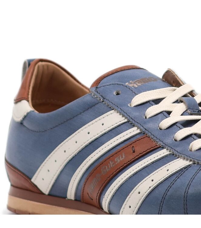 Kamo Gutsu Kamo Gutsu heren sneakers blauw cognac Ginepro Cognac Kamo Gutsu Heren Sneakers Blauw Cognac