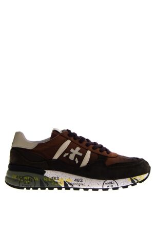 Premiata  heren sneakers bruin combi