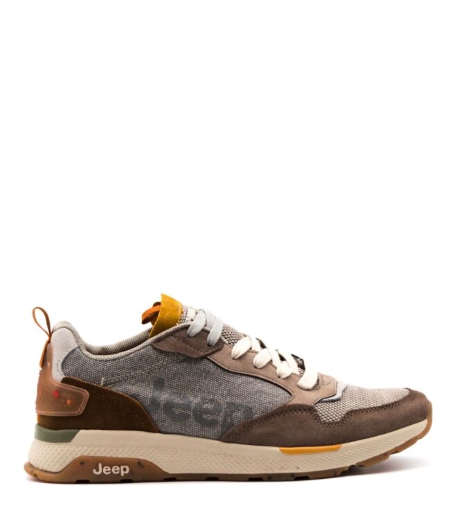 jeep Heren sneaker bruin combi 105 Sage