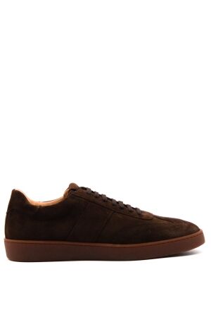 Rossano Bisconti heren sneakers bruin suede
