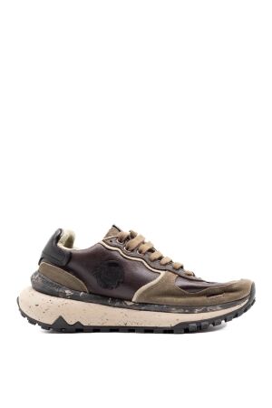 satorisan heren sneakers bruin