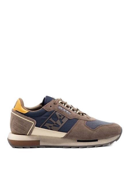 Napapijri Heren sneakers bruin blauw